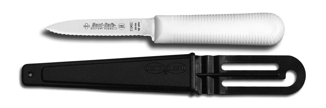 Terminal Tackle Dexter Russell Sani-Safe 3-1/4" Net/Twine Knife With Sheath