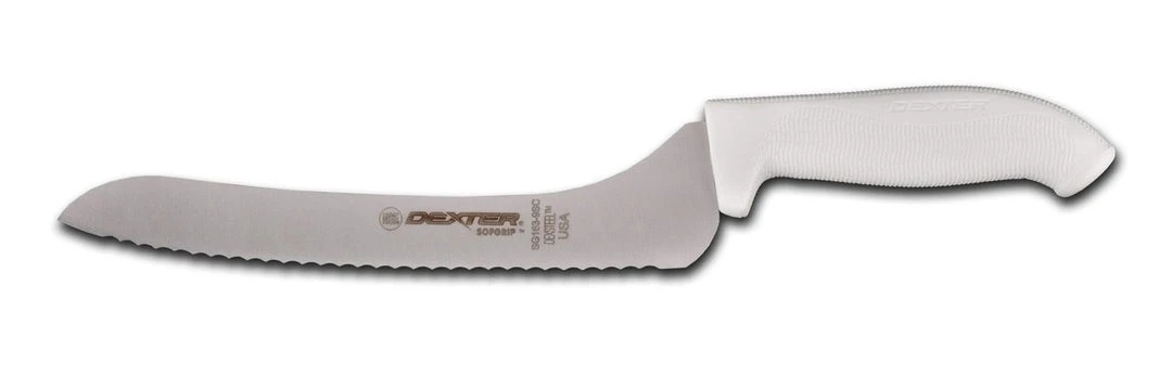 Terminal Tackle Dexter Russell SofGrip 9" Offset Scalloped Utility Slicer SG163-9