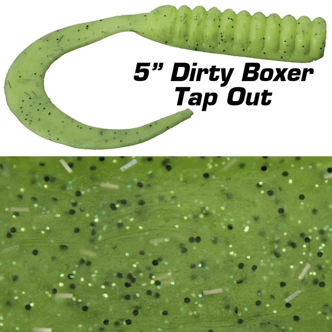 Lures Fishbites Fight Club 5" Dirty Boxer Grubs