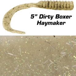 Lures Fishbites Fight Club 5" Dirty Boxer Grubs