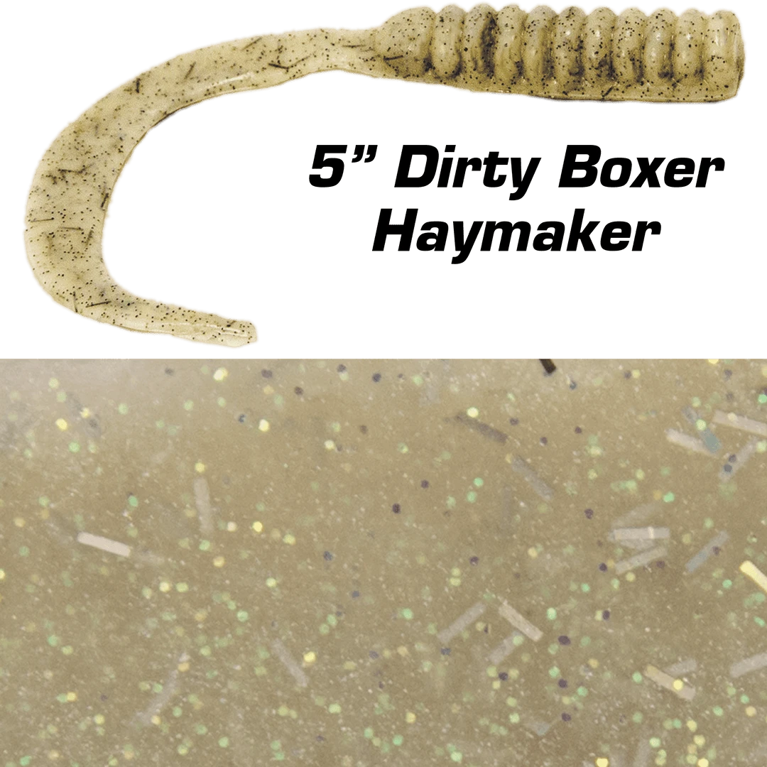 Lures Fishbites Fight Club 5" Dirty Boxer Grubs