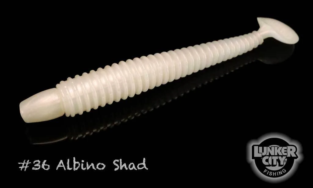 Lures Lunker City Swimmin' Ribster Paddletail Soft Baits