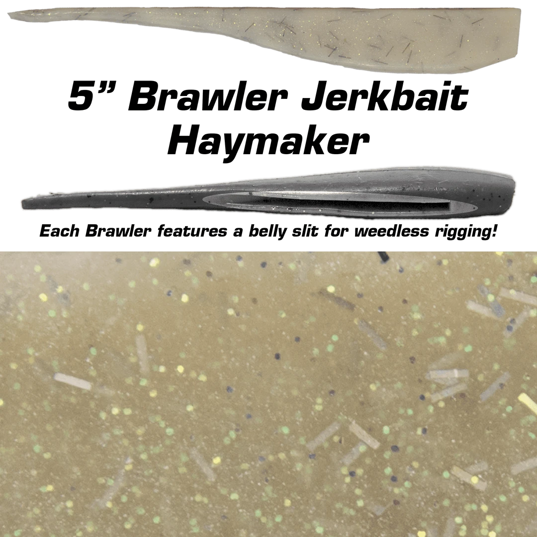 Lures Fishbites Fight Club 5" Brawler Jerk Baits