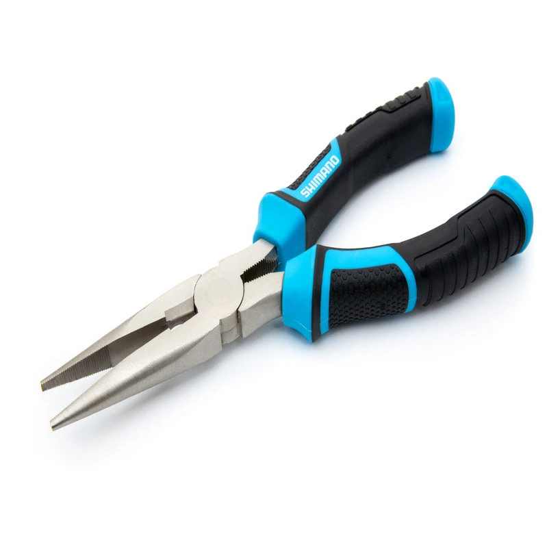 Terminal Tackle Shimano Brutas Silver Nickel Long Nose Pliers