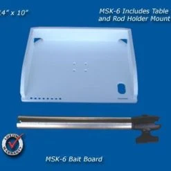 Deep Blue Marine Products Inc. Deep Blue MSK-6 MultiSystem Rod Holder Bait Table Accessories