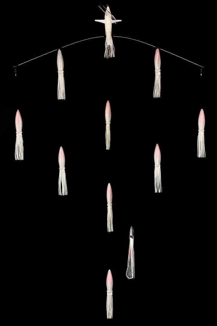 Big Game Sterling Tackle 36" Wide Tracker Spreader Bars - Bulb Squids