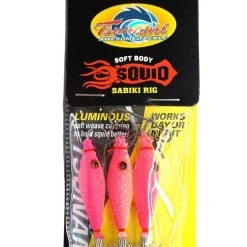 Tsunami Soft Body Squid Jig Sabiki Rig