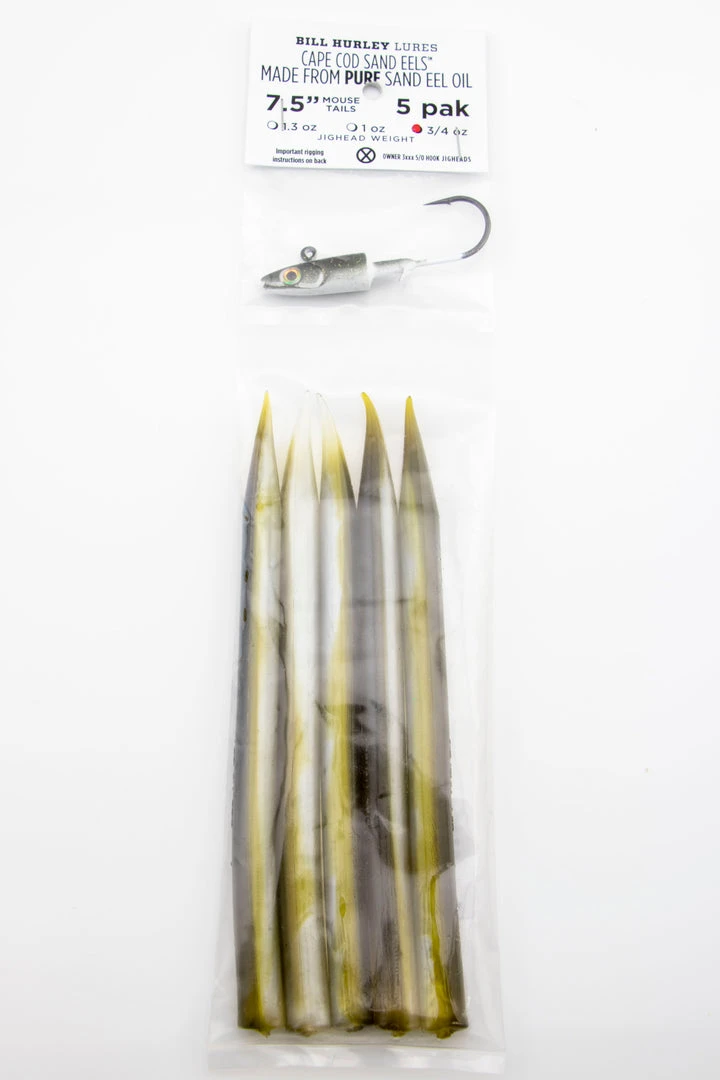 Bill Hurley Lures Bill Hurley Cape Cod Sand Eel 7.5" Mouse Tails