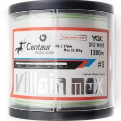 Centaur Villain Max PE Casting Special Braided Line - 1200m Spools