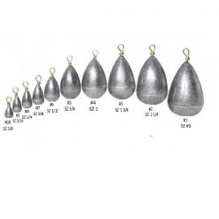Water Gremlin Dipsey Swivel Bass Casting Sinkers
