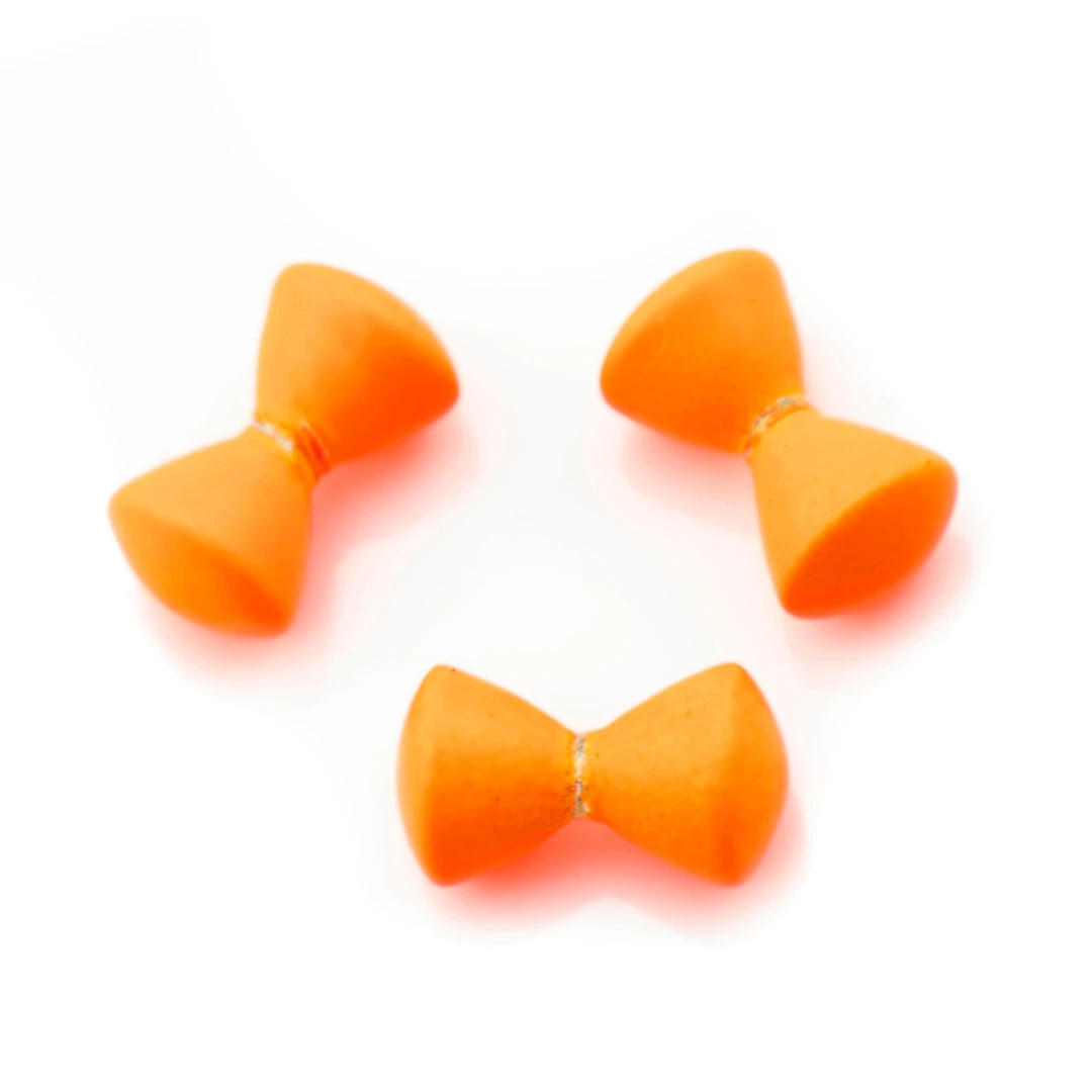 Hareline Fly Fishing Fluorescent Brass Dumbbell Eyes