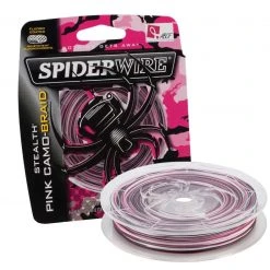 Spiderwire Stealth Pink Camo Braided Line