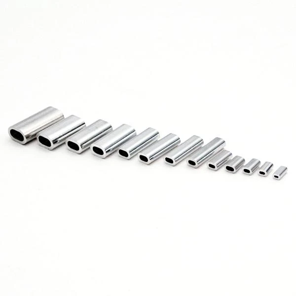 Diamond Fishing Products Terminal Tackle Momoi Silver Lock Aluminum Crimp Sleeves