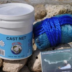 Accessories Joy Fish Professional Bait Cast Nets 3/8" Square Mesh