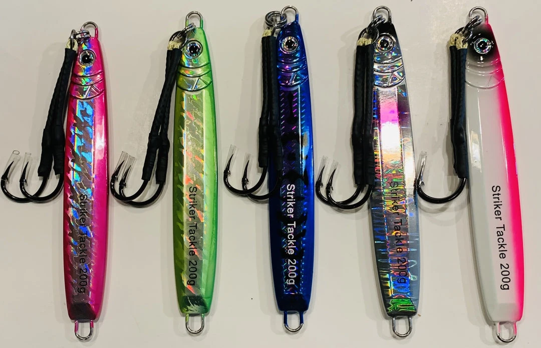 Striker Offshore Tackle Lures Striker Vertical V-Blade 200g Jigs